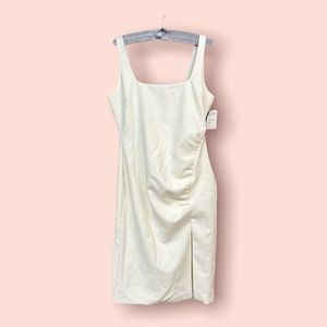 Likely Cream Midi Dress